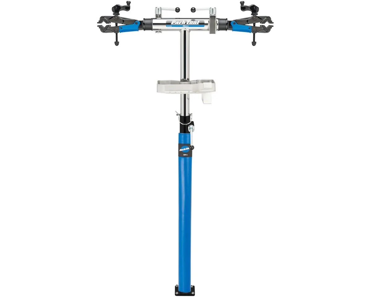 Park Tool PRS-2.3-2 Deluxe Double Arm Repair Stand (Blue/Silver) (w/100-3D Adjustable Clamps)